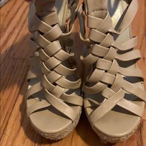 Khaki colored Wedges